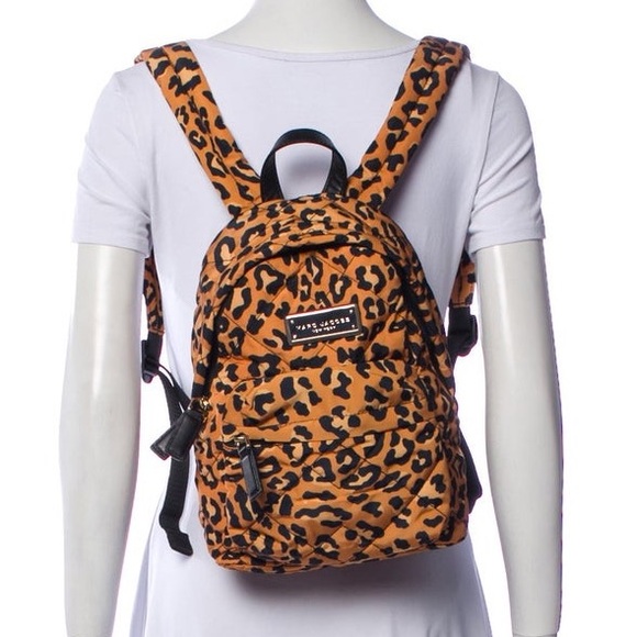Marc Jacobs Leopard Patterned Backpack - Picture 1 of 7